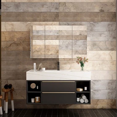 Модерна монтирана на стена тоалетна за баня