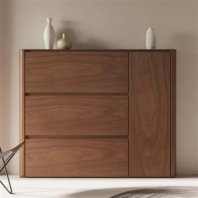 Шкаф за обувки от орехов фурнир